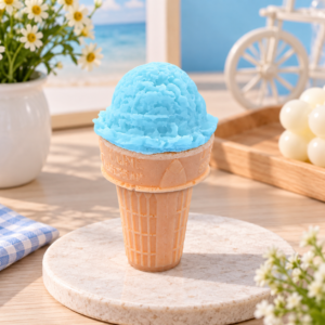 Ice Cream Cone Shaped Decorative Candle